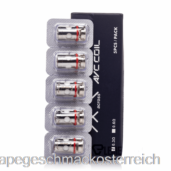 Across Vape AVC-Ersatzspulen, 0,3 Ohm Mesh-Spulen, Vape-Geschmack